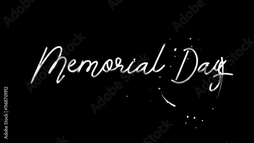Patriotic Memorial Day Animation for Tribute Videos