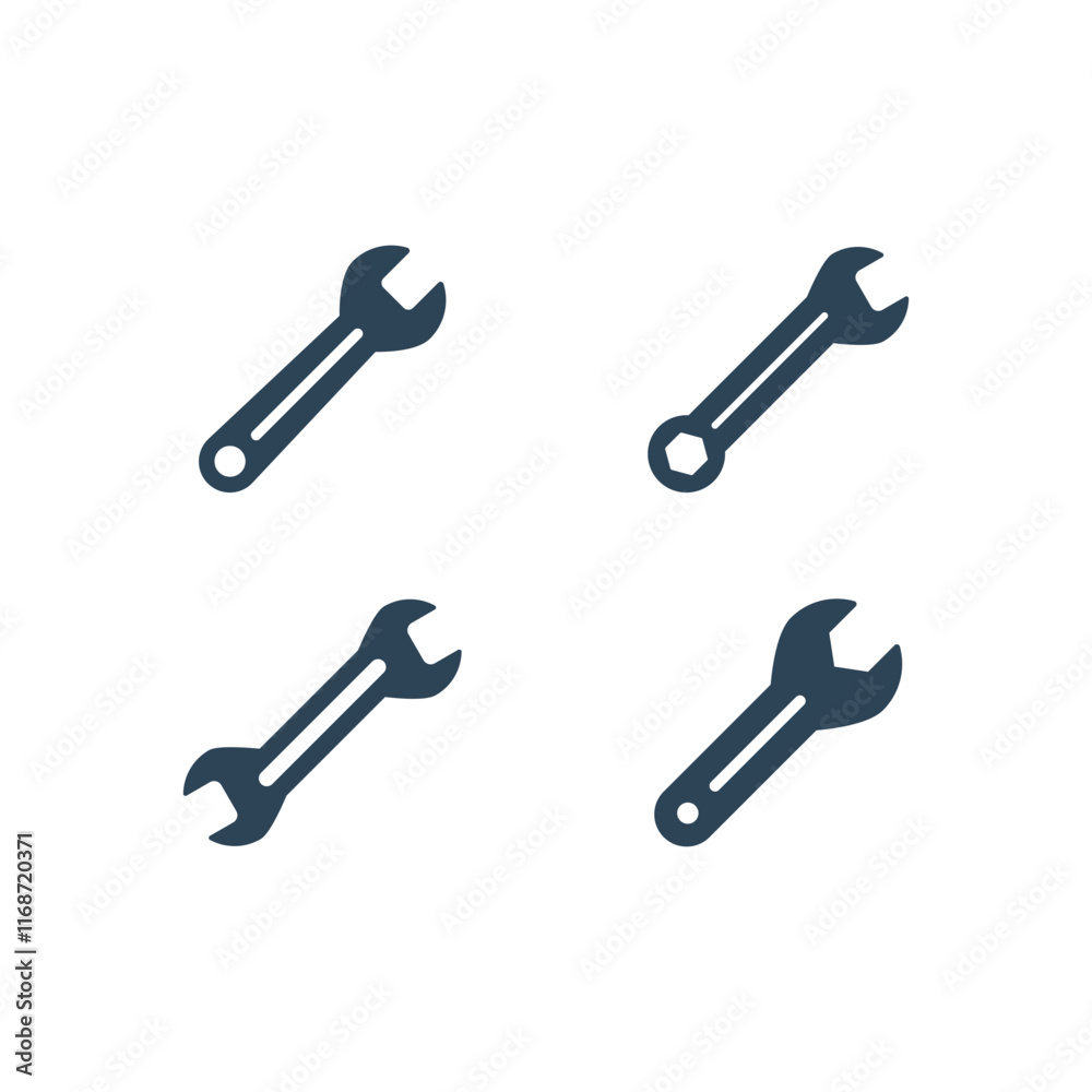 Wrench icons set, repair icon vector. tools icon vector. Wrench icons set, repair icon vector. tools icon vector.