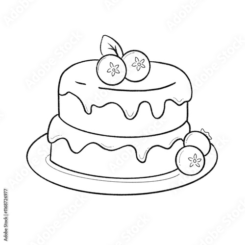 Blueberry cake