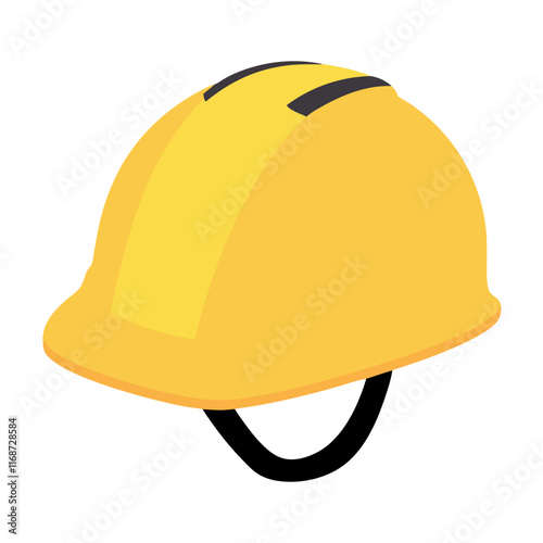 vector illustration of hard hat