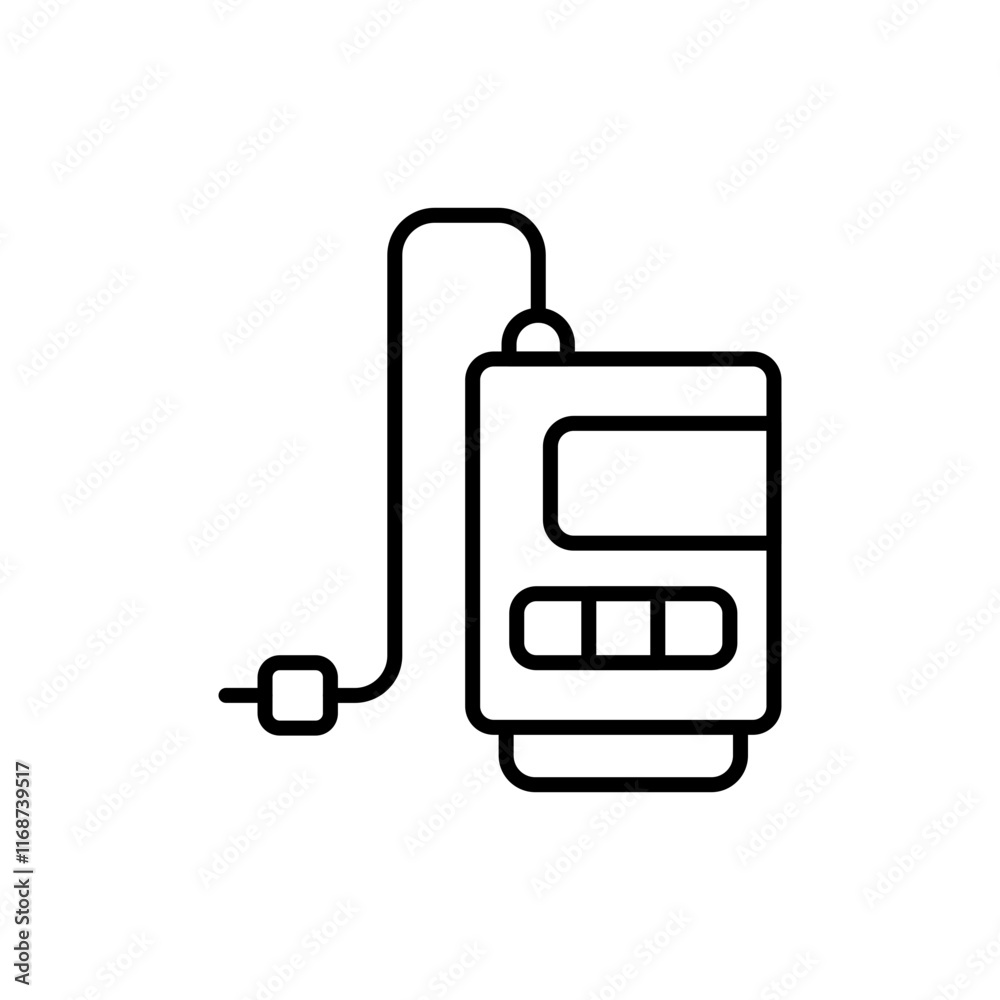 Ph Meter outline icons, minimalist vector illustration ,simple transparent graphic element .Isolated on white background Ph Meter outline icons, minimalist vector illustration ,simple transparent graphic element .Isolated on white background