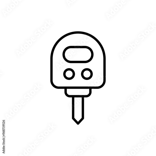 Ph Meter outline icons, minimalist vector illustration ,simple transparent graphic element .Isolated on white background