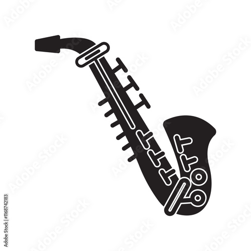 Saxophone Icon or Illustration