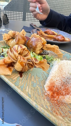 tapa de pescado frito 