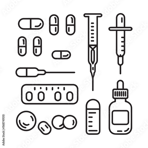 Medical icon vector