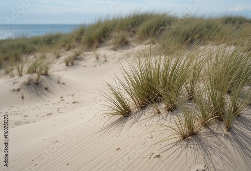 sand dunes on the beach