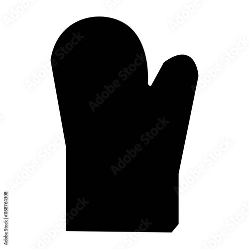 Oven mitt icon