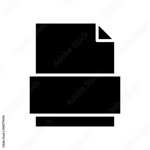 Filing Box glyph icon