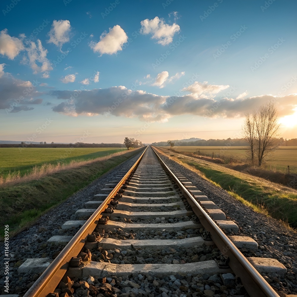 straight line rails and sleepers railways straight line rails and sleepers railways