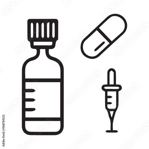 Medical icon vector