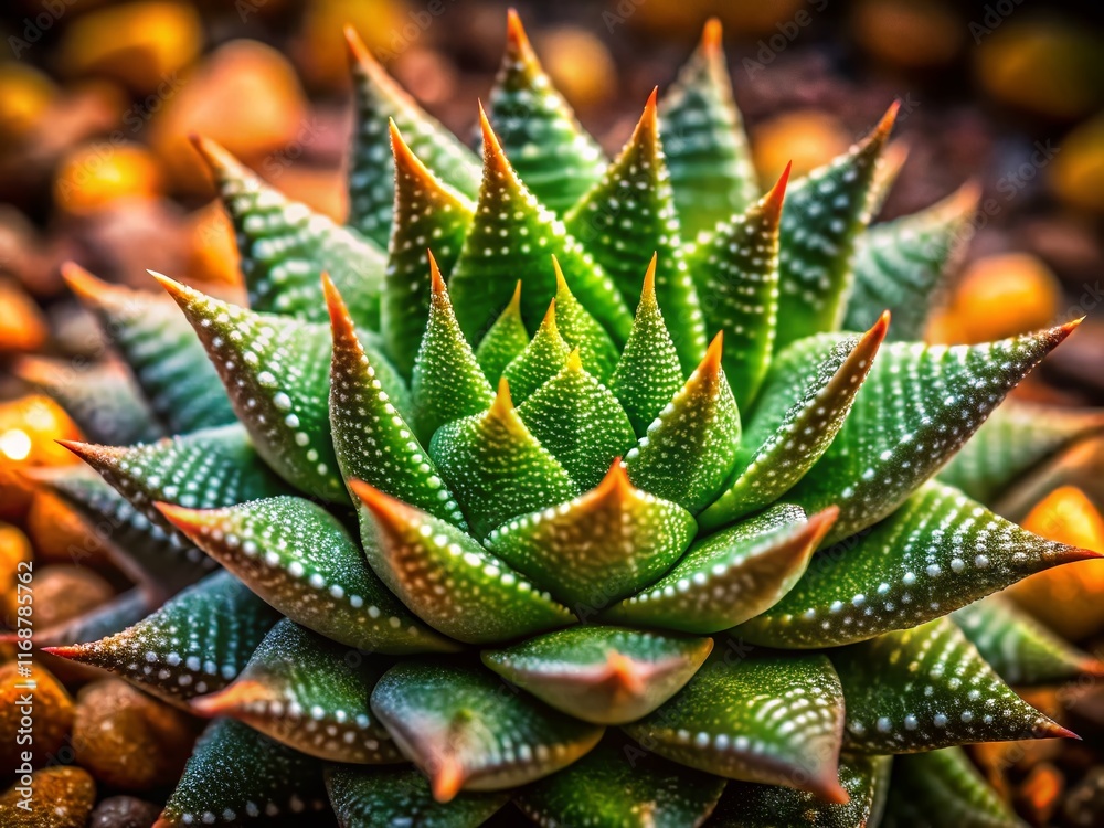 Haworthia Coarctata Succulent Plant Closeup Macro Photography Haworthia Coarctata Succulent Plant Closeup Macro Photography