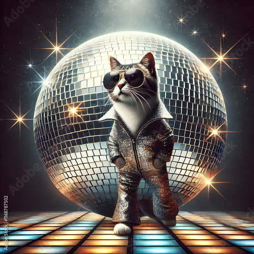 cat waiting at a bus stop 