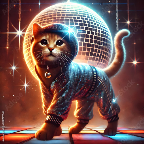 cat waiting at a bus stop 