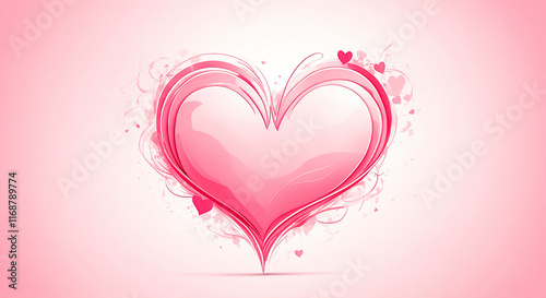 pink valentine heart	