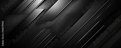 Grungy abstract background idea. Abstract black background with sleek, modern lines and textures for creative designs.