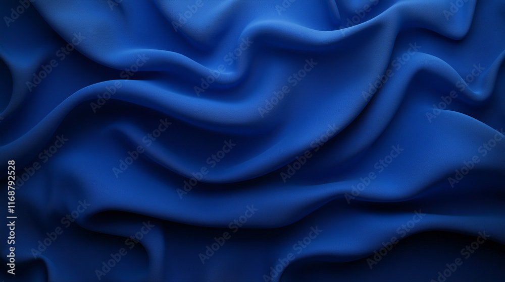 Fototapeta premium Abstract Ocean-Inspired Blue Texture with Flowing Shapes