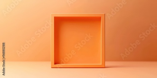 Box is orange and has no contents