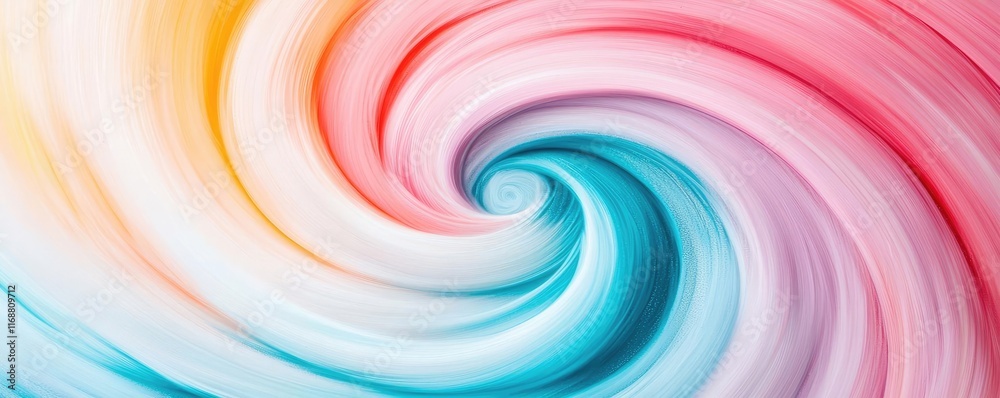Fototapeta premium Chalkboard abstract background idea. A vibrant swirl of pastel colors creating a dynamic visual effect.