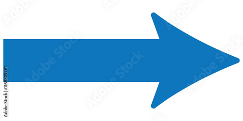 Red arrow icon. Straight long left vector arrow icon.