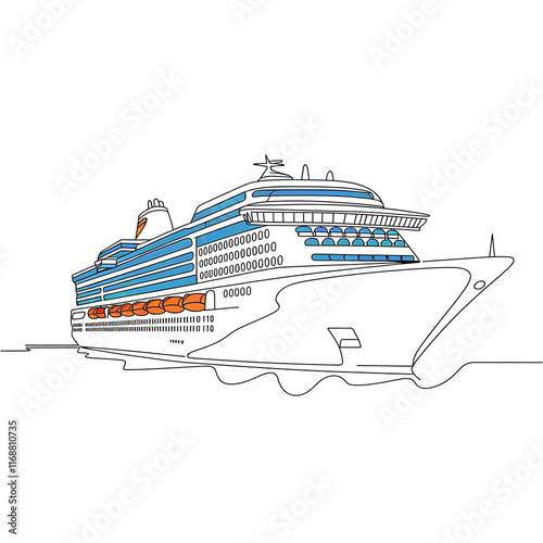 white cruise ship
