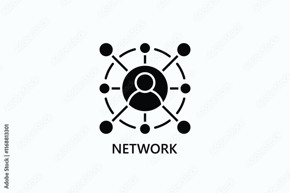 Network Isolated Vector, Icon Or Logo Sign Symbol Illustration Network Isolated Vector, Icon Or Logo Sign Symbol Illustration