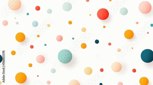 A colorful background with many small circles of different colors