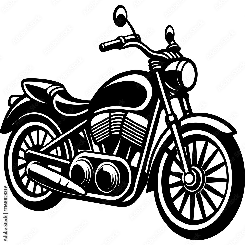 Fototapeta premium motorcycle illustration