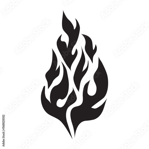 Fire symbols are the raw material for various illustrations