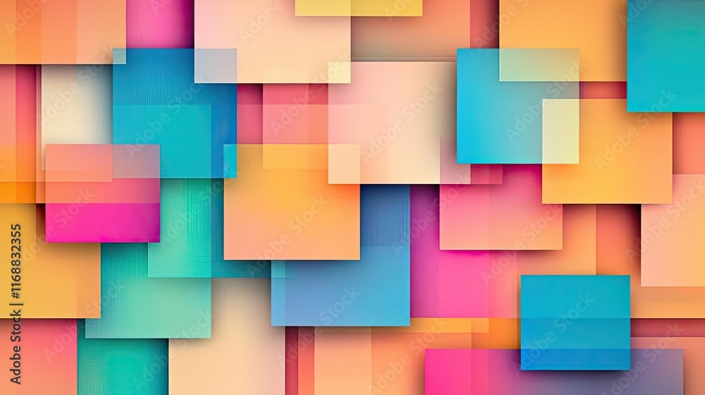 Mosaic abstract background concept. Colorful abstract squares arranged in a vibrant mosaic pattern. Mosaic abstract background concept. Colorful abstract squares arranged in a vibrant mosaic pattern.