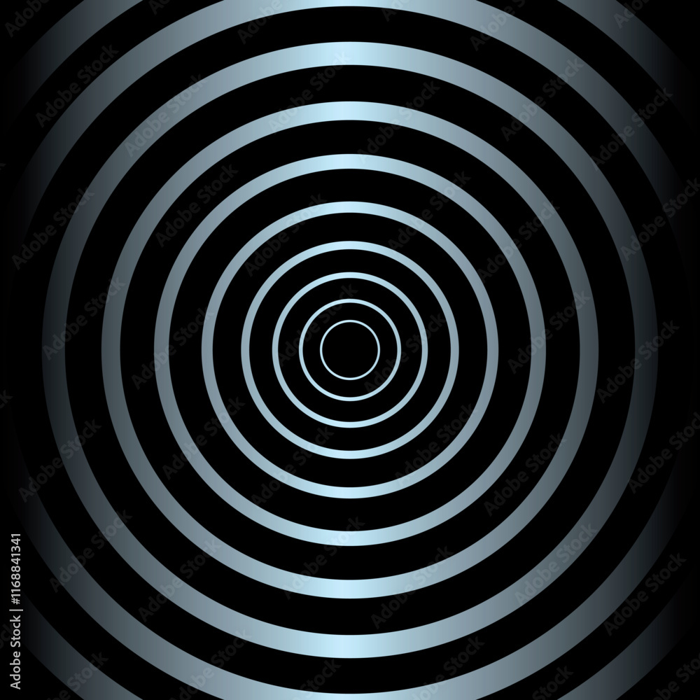 Design of metallic circles background