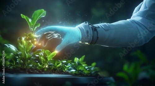 Futuristic Smart Farming with Digital Agro Technology. Generative AI