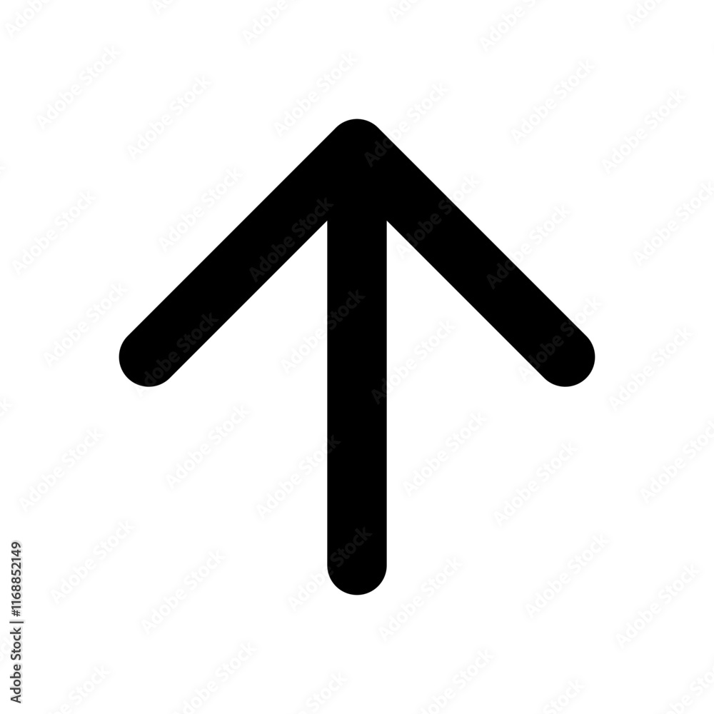 Arrow up design element Arrow up design element