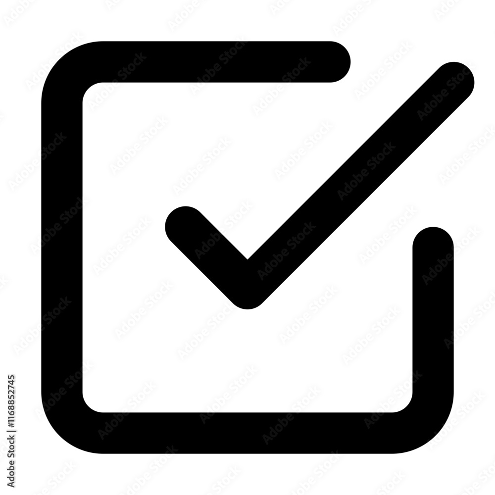Check square design element Check square design element