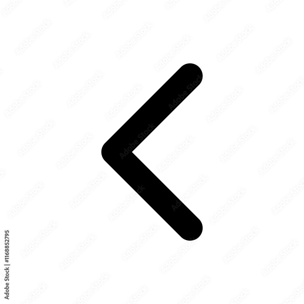 Chevron left design element Chevron left design element