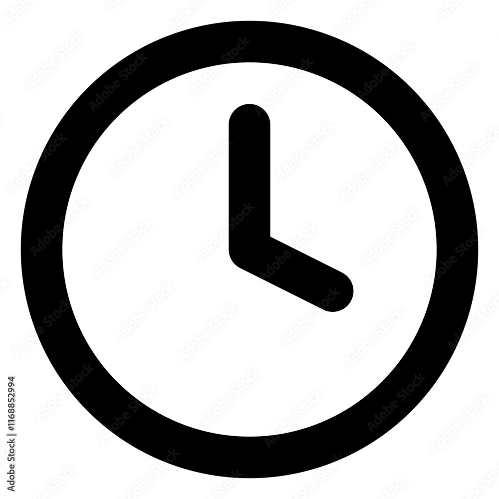 Clock design element Clock design element