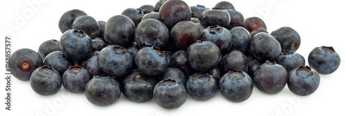 closeup of a pile of fresh blueberries background