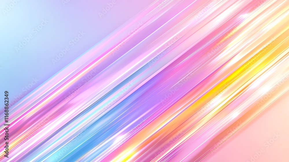 Abstract pastel diagonal lines background with vibrant, glowing streaks of light. Abstract pastel diagonal lines background with vibrant, glowing streaks of light.