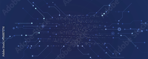 Technology abstract futuristic background for internet business. Big data concept.