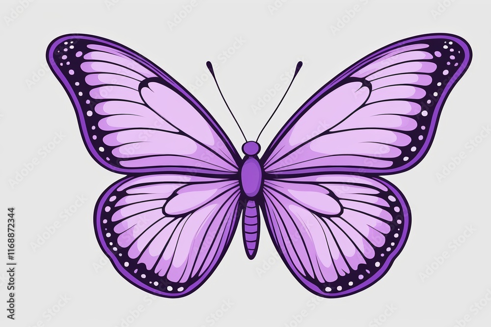 purple butterfly with black dots on wings purple butterfly with black dots on wings
