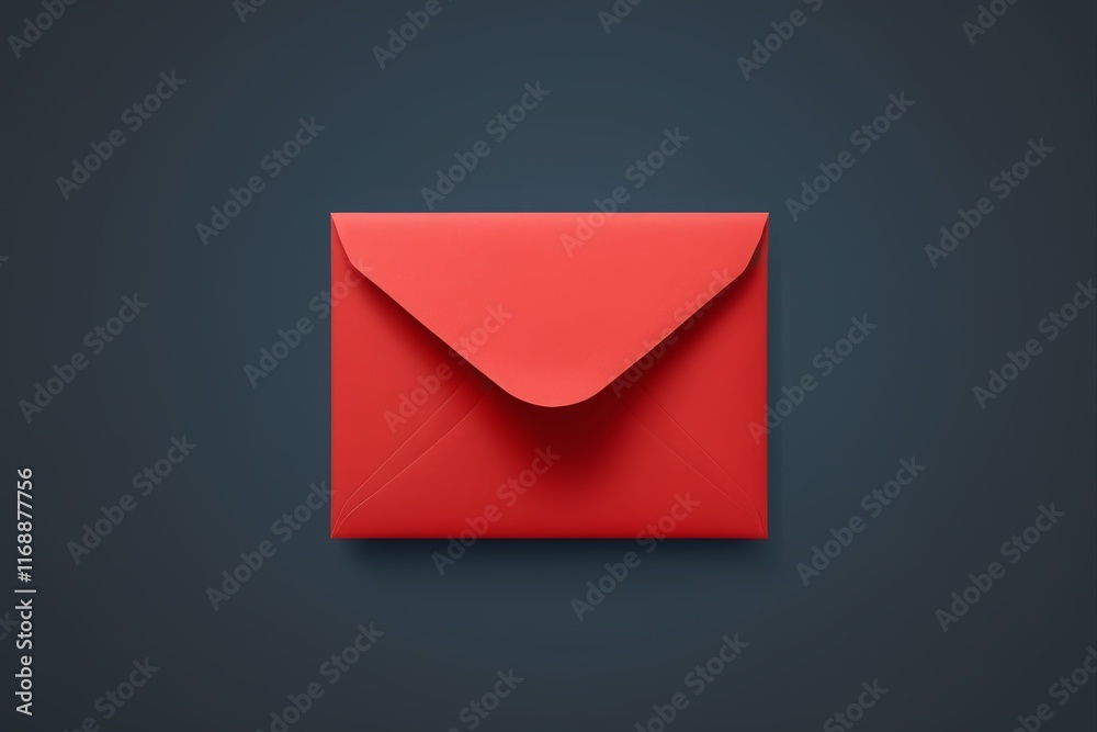 a close up of a red envelope on a dark background a close up of a red envelope on a dark background