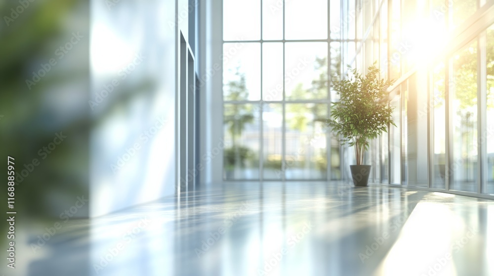 Blurry image of a business meeting in a modern office setting with large windows and natural light. Suitable for corporate and business themes Blurry image of a business meeting in a modern office setting with large windows and natural light. Suitable for corporate and business themes