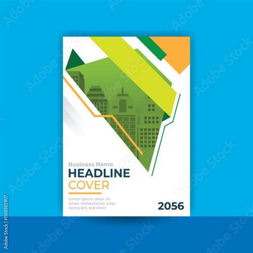 promotion template, brochure, flayer design, pamphlet, bauhaus, modern cover design, geometric, financial report cover, annual report cover design