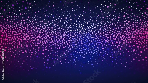 Wallpaper Mural Digital abstract artwork with a gradient from deep blue to pink, scattered white and pink dots. Torontodigital.ca