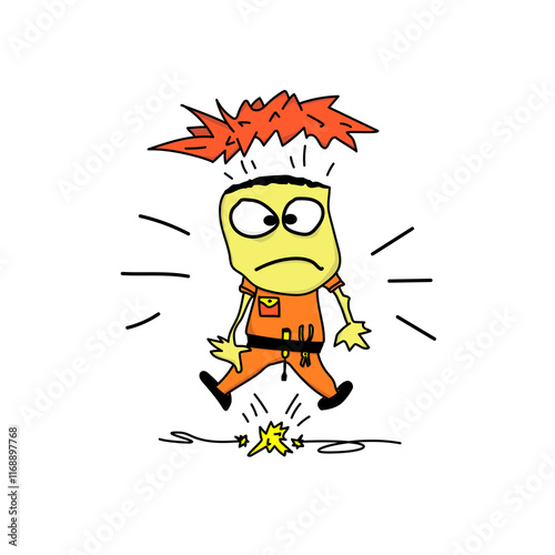 A funny electrician who was electrocuted