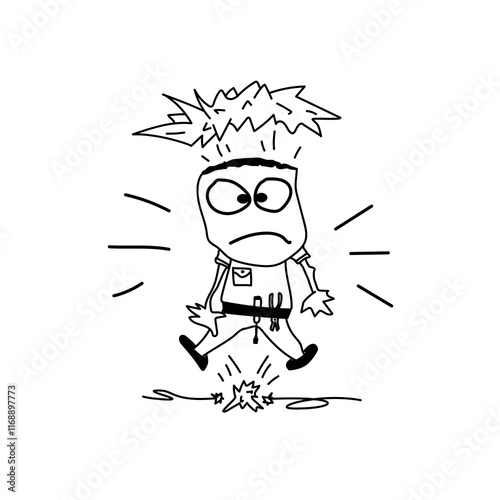 A funny electrician who was electrocuted