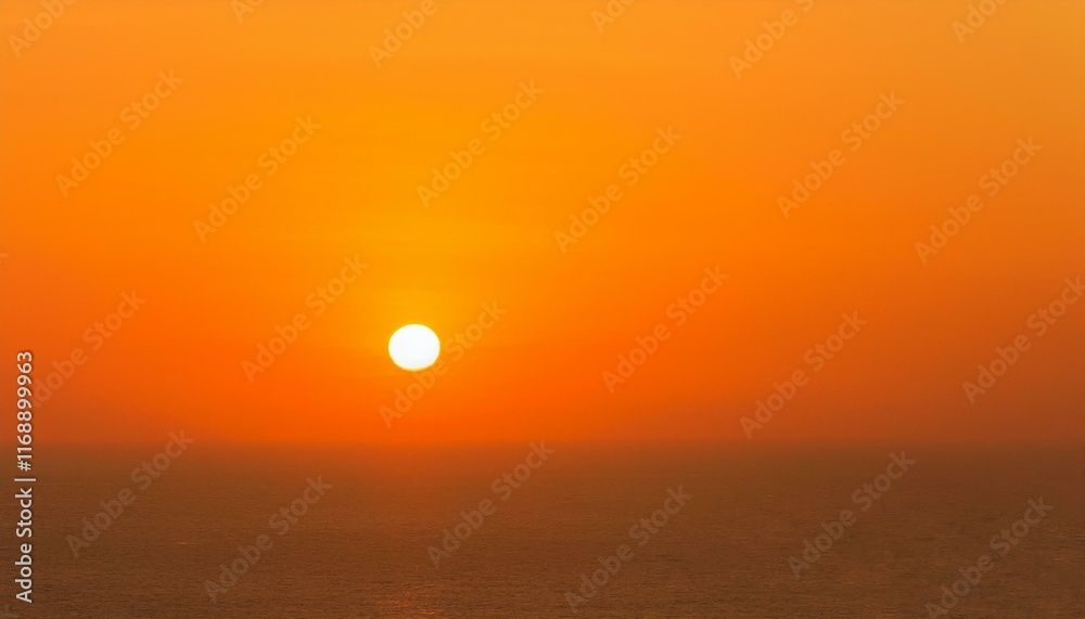 The point at which the temperature gradually drops in a bright orange sunset The point at which the temperature gradually drops in a bright orange sunset