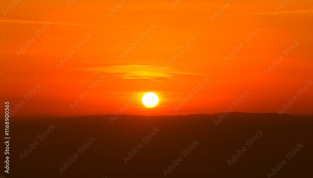 The point at which the temperature gradually drops in a bright orange sunset The point at which the temperature gradually drops in a bright orange sunset