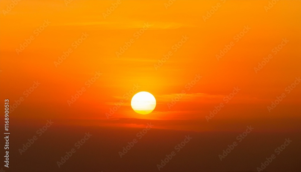 The point at which the temperature gradually drops in a bright orange sunset The point at which the temperature gradually drops in a bright orange sunset