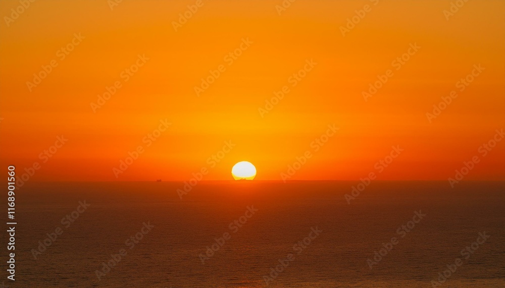 The point at which the temperature gradually drops in a bright orange sunset The point at which the temperature gradually drops in a bright orange sunset