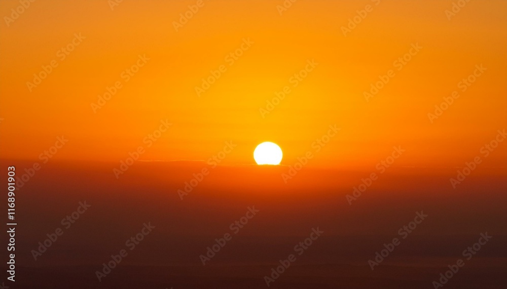The point at which the temperature gradually drops in a bright orange sunset The point at which the temperature gradually drops in a bright orange sunset
